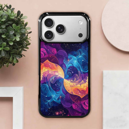 iPhone 17 Pro Max Case — Rose Galaxy Art Seamless Galaxy Space, Custom Phone Case