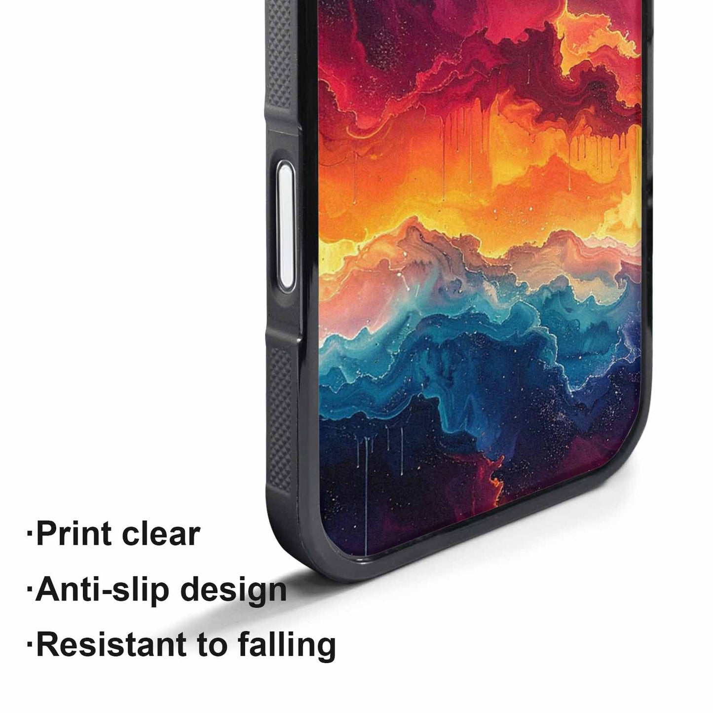 iPhone 17 Pro Max Case — Seamless Tileable Pattern Of Galaxy Space, Customized Protective Case