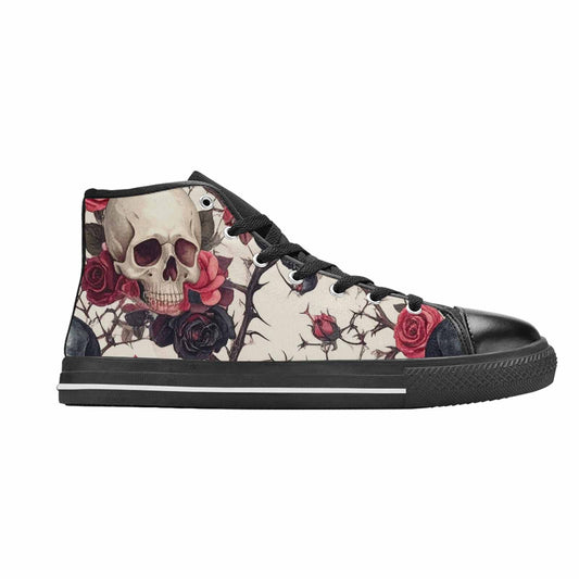 MEN'S Skulls - Roses High Top Canvas Y2K Shoes