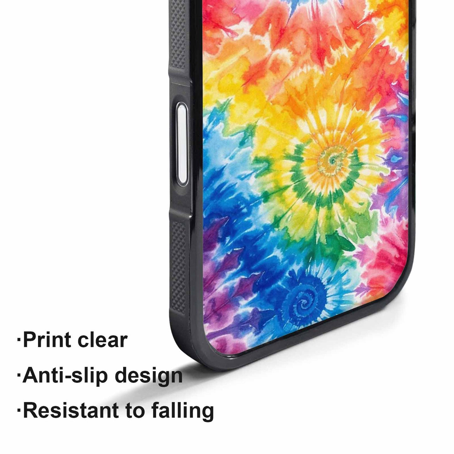 iPhone 17 Pro Case — Small Tie Dye Swirl Pattern Tie, Custom Print Case Cover