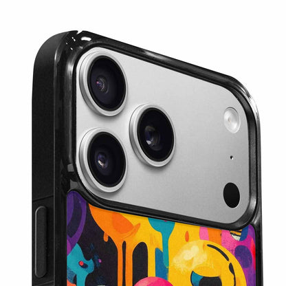 iPhone 17 Pro Max Case — Melting Aliens Pattern Alien Scifi, Custom Designed Case Cover