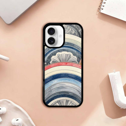 iPhone 17 Case — Hand Drawn Damask Original Art, Original Design Phone Case