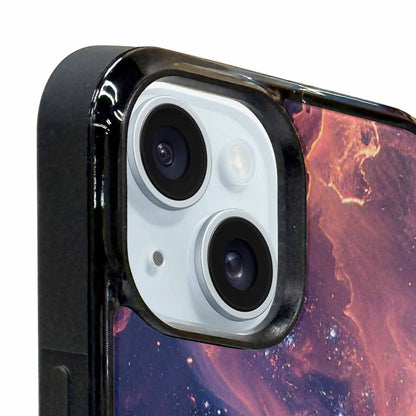 iPhone 15 Case — Nebula Texture With Dense Star Cluster, Custom Made Phone Cover