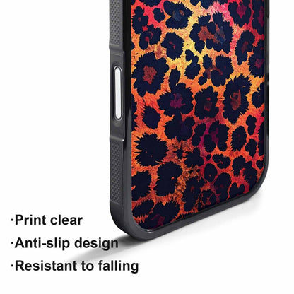 iPhone 17 Pro Case — Leopard Print Dark Seamless Pattern Animal, Custom Art Phone Cover