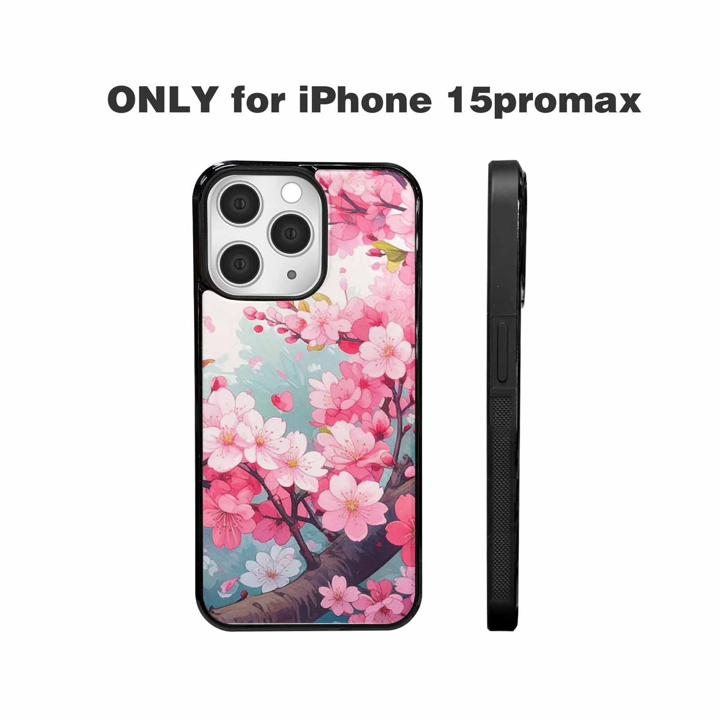 iPhone 15 Pro Max Case — Cherry Blossom Branch Cherry Blossom Branches, Custom Designed Case Cover
