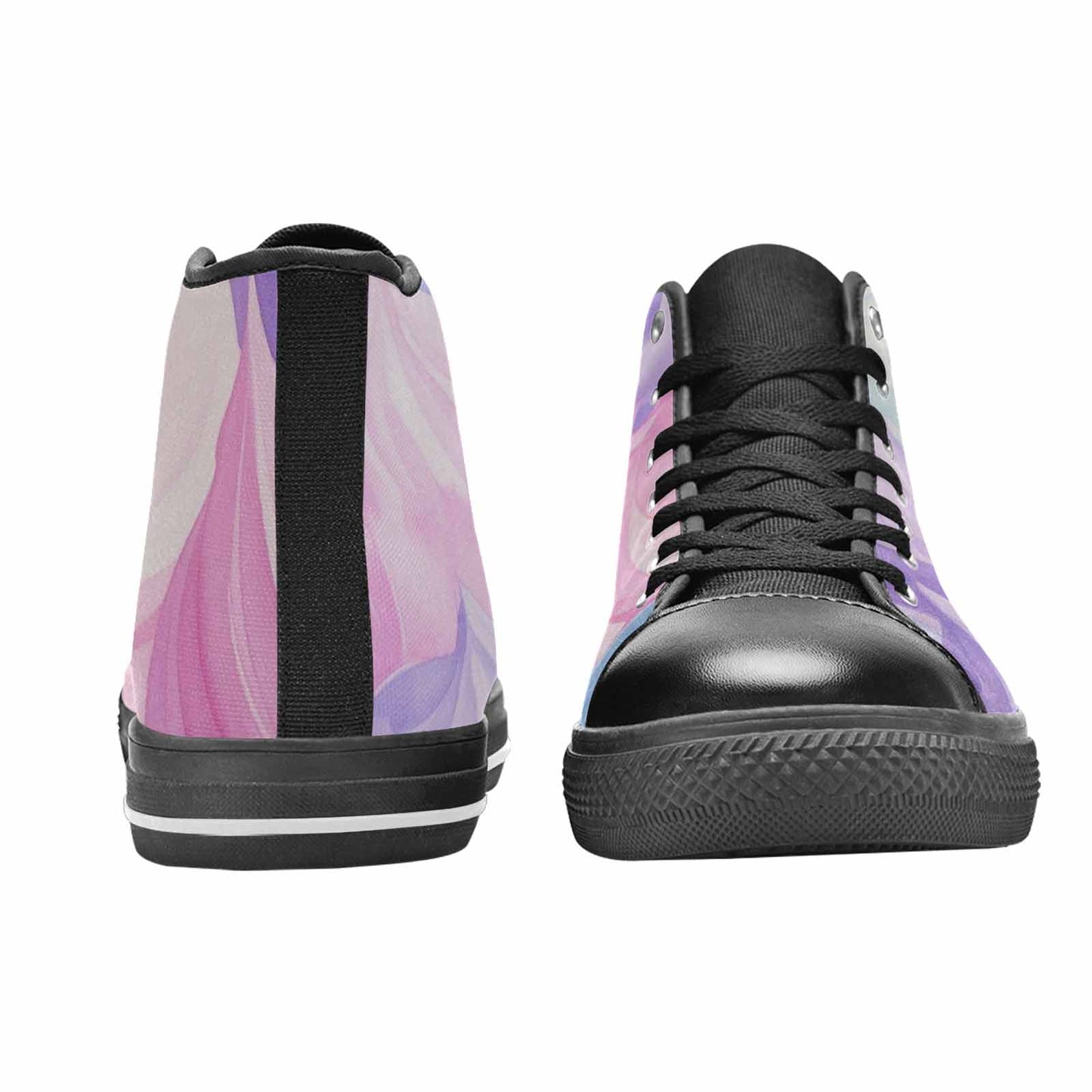 MEN'S Tie Dye - High Top Canvas Dark Academia Custom Sneakers