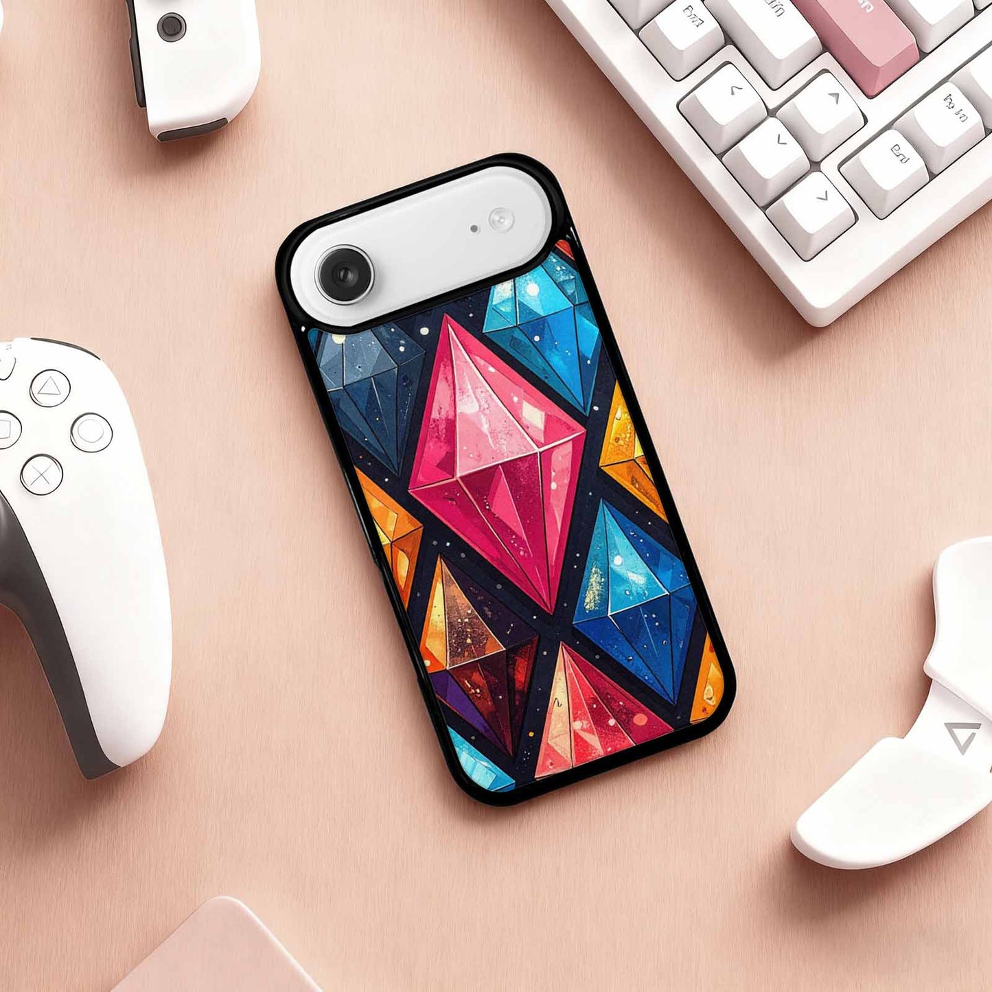 iPhone 17 Air Case — Vintage Summer Diamond Retro Vintage, Custom Art Phone Cover