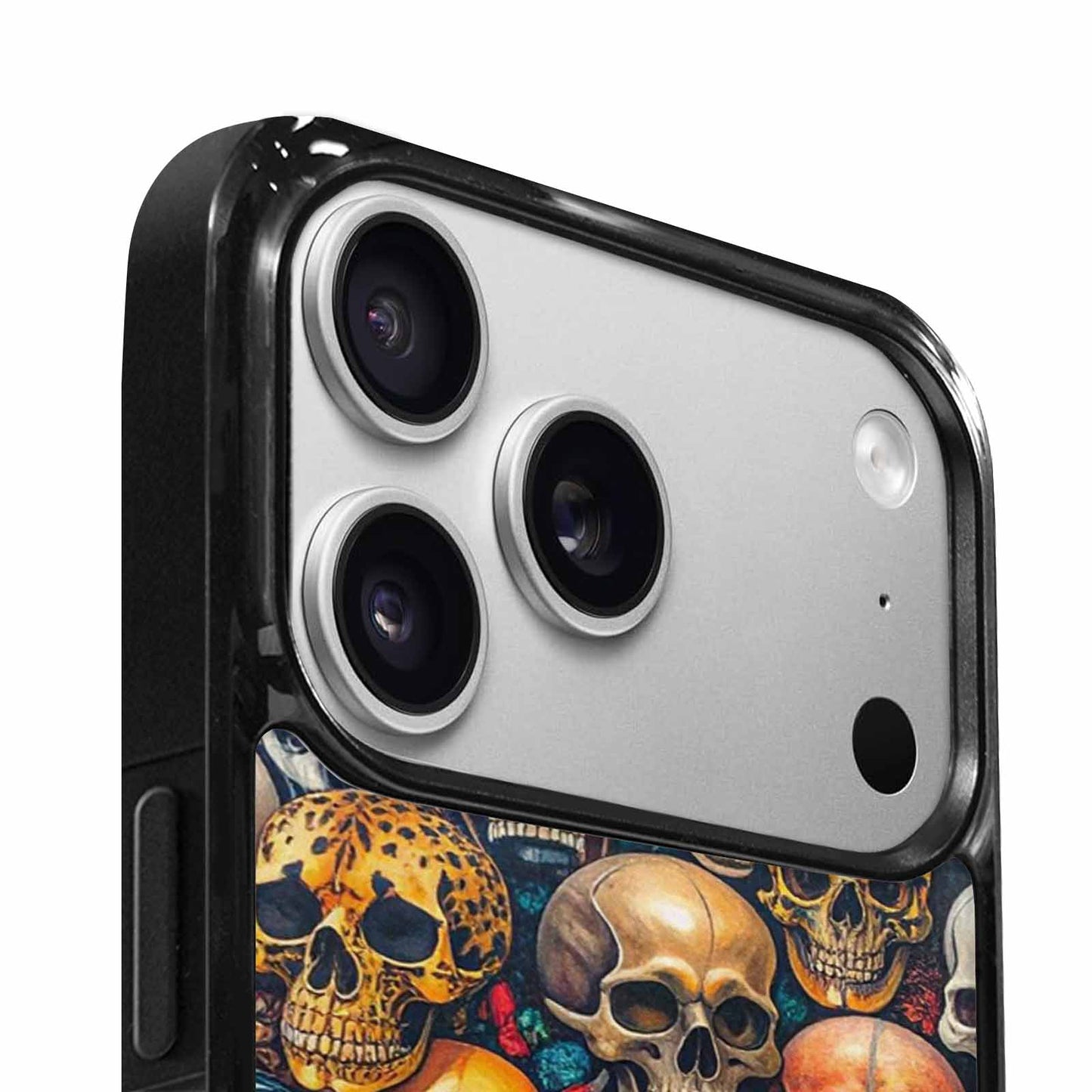 iPhone 17 Pro Case — Skulls Animal Printskulls Patt Pvm Gothic, Custom Made Phone Cover