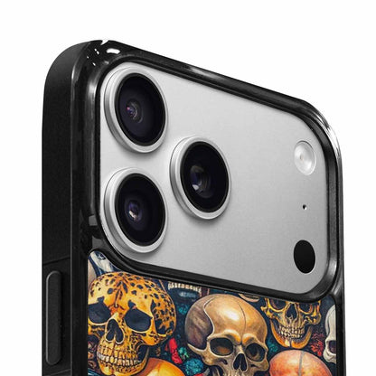iPhone 17 Pro Case — Skulls Animal Printskulls Patt Pvm Gothic, Custom Made Phone Cover