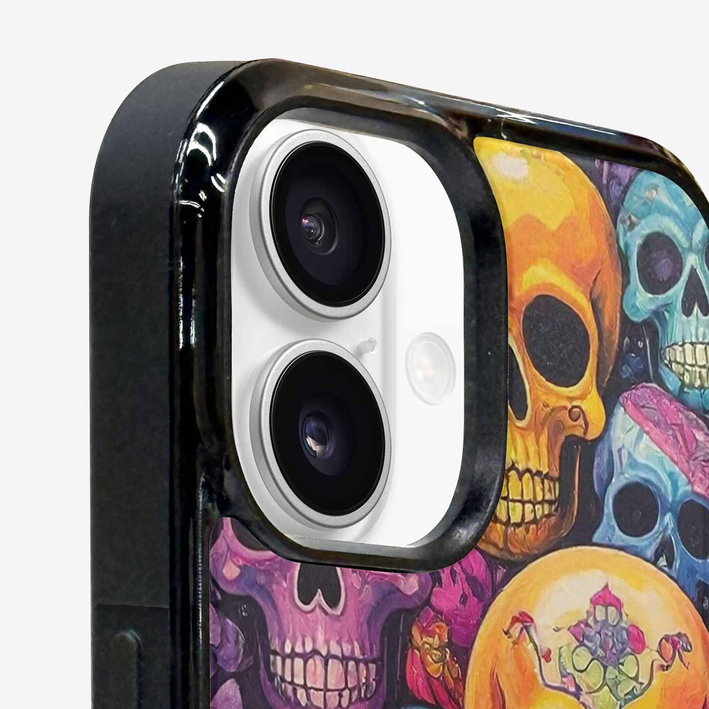 iPhone 16 Case — Skulls General Skulls Pattern, Unique Phone Case Design