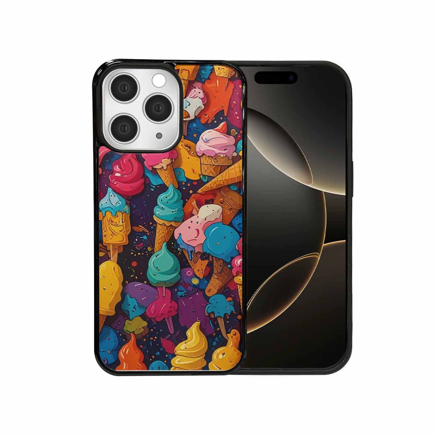 iPhone 15 Pro Max Case — Ice Cream Motif Ice Cream Motifs, Custom Phone Case