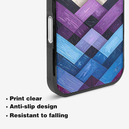 iPhone 16 Plus Case — Genderfluid Flag Color Theme Small Rainbow, Customized Protective Case