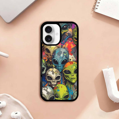 iPhone 17 Case — Aliens Camo Aliens Alien Scifi, Original Design Phone Case