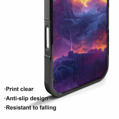 iPhone 17 Case — Seamless Tileable Pattern Of Galaxy Space, Customized Protective Case