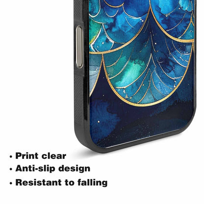 iPhone 15 Pro Max Case — Mermaid Scale Art Pattern, Personalized Phone Case