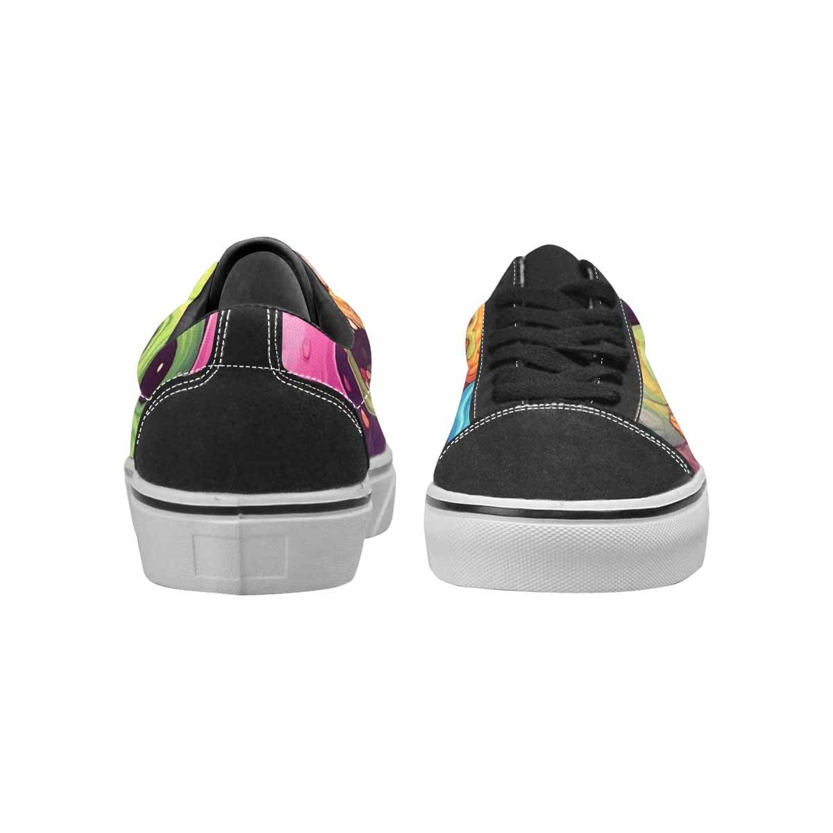 WOMEN'S Ice Cream Monsters  Lace-Up Canvas Vivid Custom Sneakers