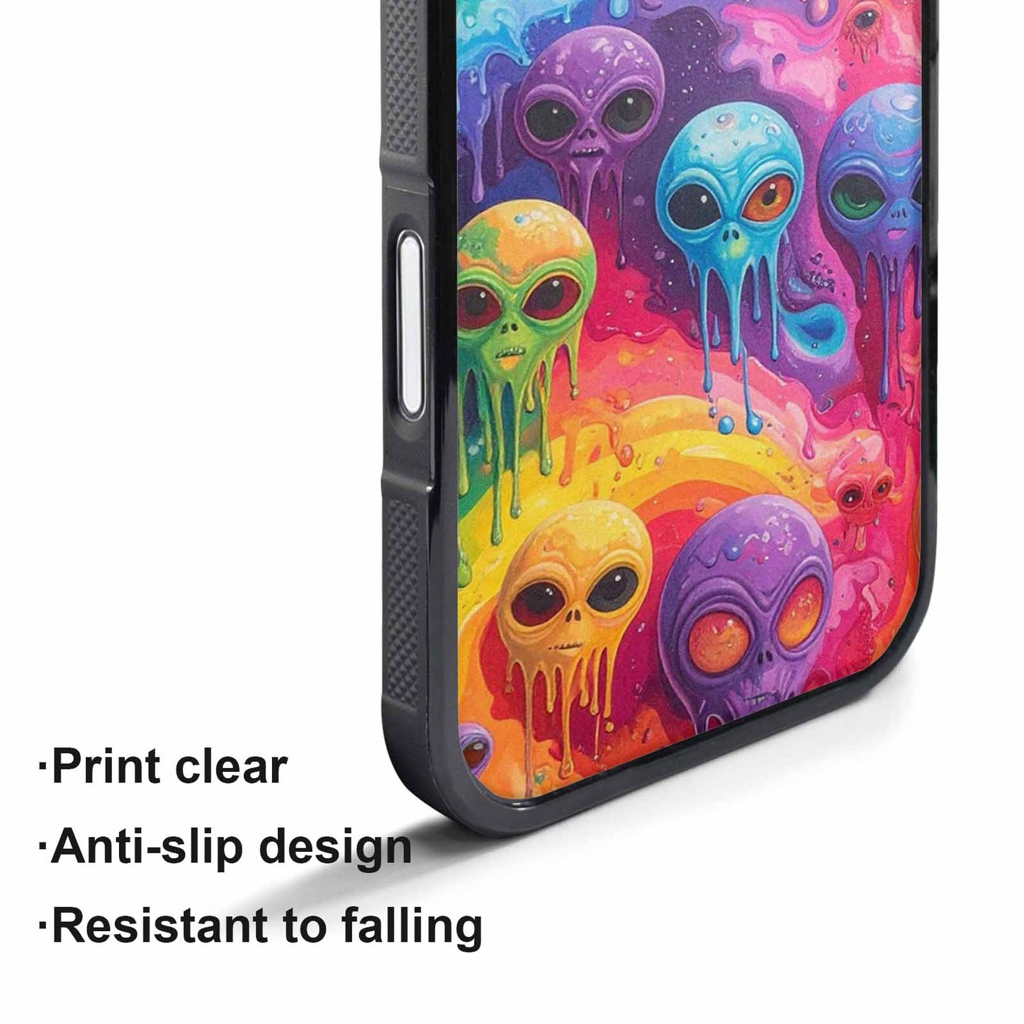 iPhone 17 Pro Max Case — Aliens Tie Dyemelting Aliens Tie Dye, Personalized Phone Case