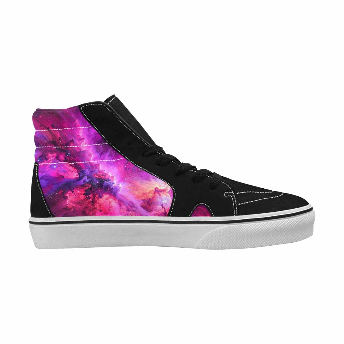 MEN'S Galaxy Nebula Galaxy Nebula High Top Canvas Vibrant Chaos Sneakers
