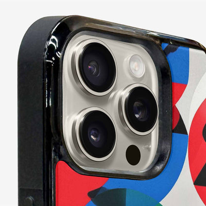 iPhone 16 Pro Max Case — 1960s Mod Cartoon Art Pattern, Unique Phone Case Design