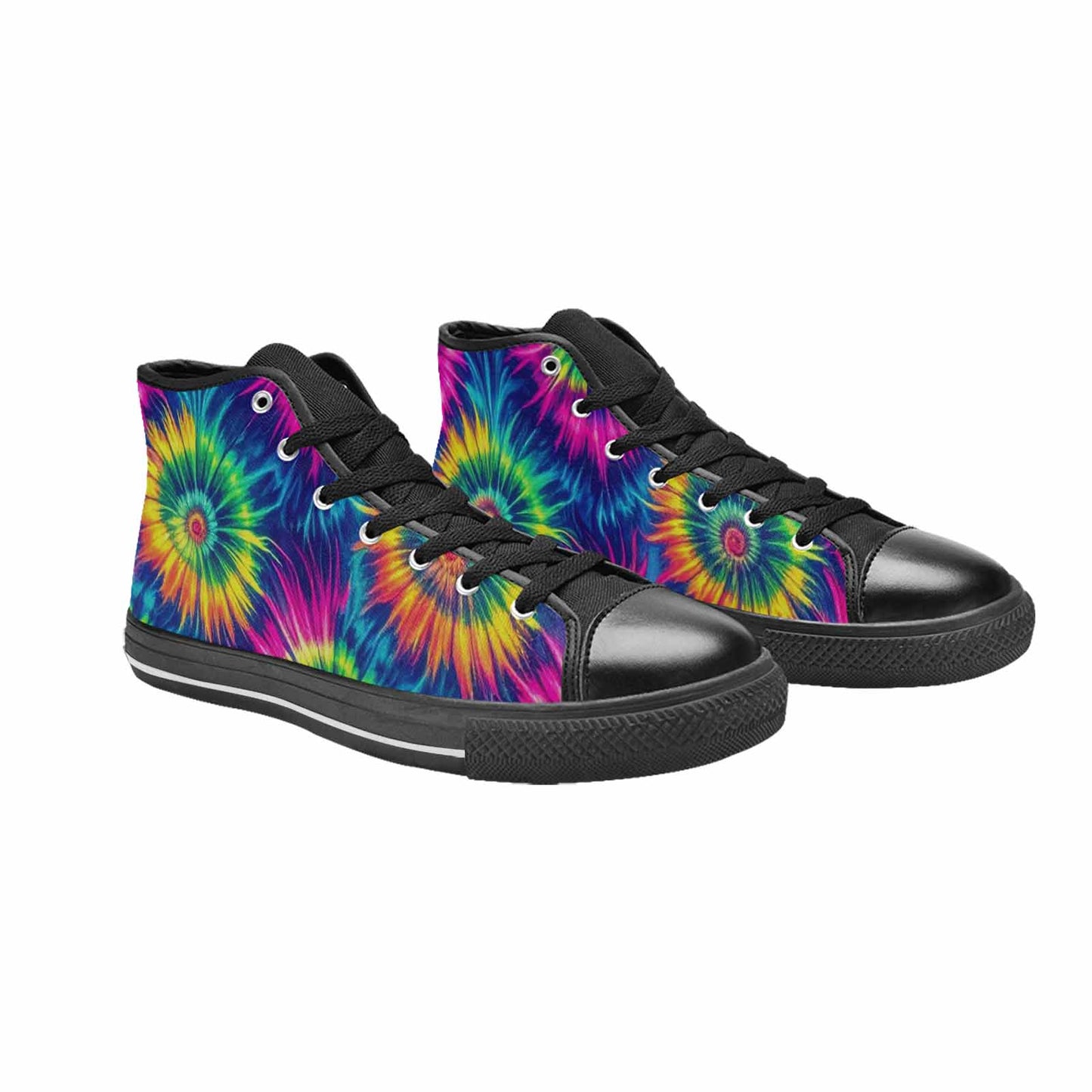MEN'S Tie Dye - High Top Canvas Y2K Sneakers
