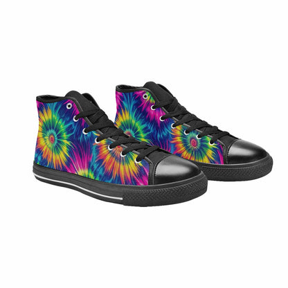 MEN'S Tie Dye - High Top Canvas Y2K Sneakers