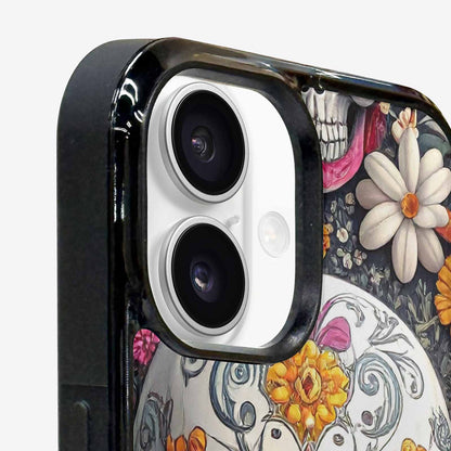 iPhone 16 Plus Case — Greyscale Black And White Dark Black, Custom Print Case Cover