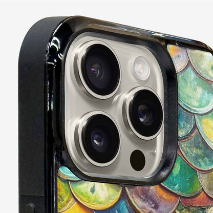 iPhone 16 Pro Case — Reptile Scale Full Color Vibrant Reptile, Custom Designed Case Cover