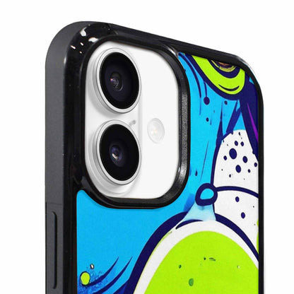 iPhone 17 Case — Acid Wash Cartoon Tie Dye, Original Design Phone Case