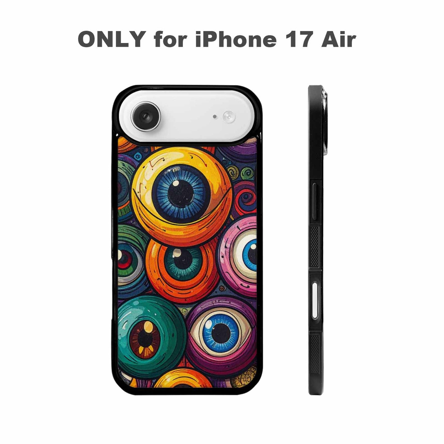 iPhone 17 Air Case — Seamless Tileable Pattern Of Overlapping Cartoon, Original Design Phone Case