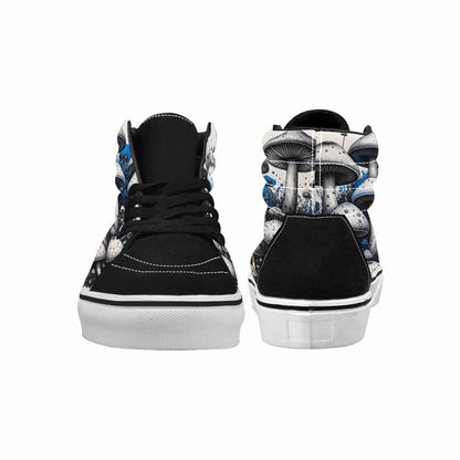 MEN'S Mushrooms (general) High Top Canvas Melting Art Custom Sneakers