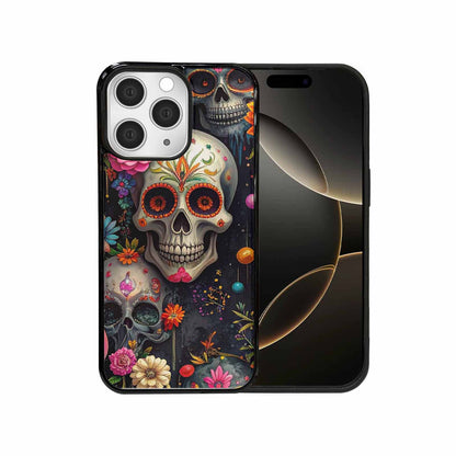iPhone 15 Pro Max Case — Greyscale Black And White Dark Black, Custom Printed Phone Case