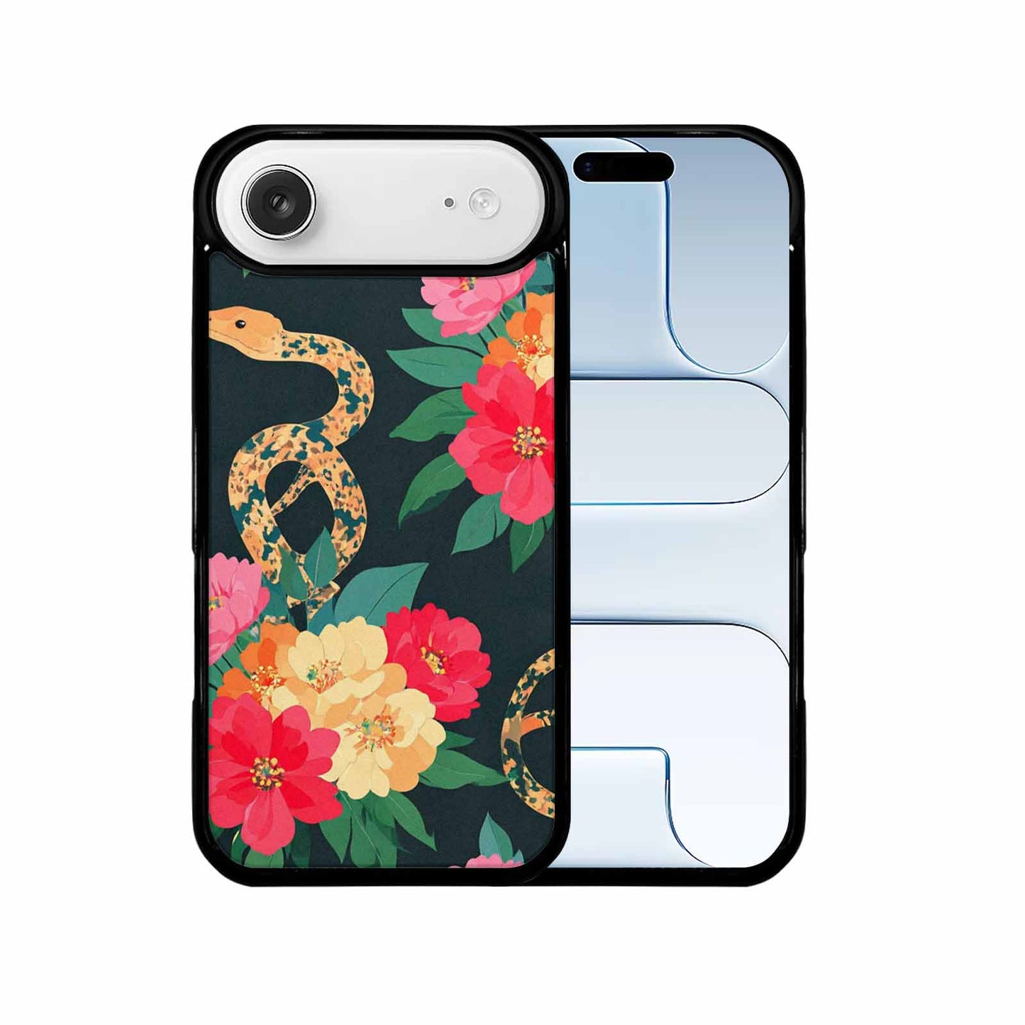 iPhone 17 Air Case — Snakes Print Floral Seamless Pattern Floral, Unique Phone Case Design