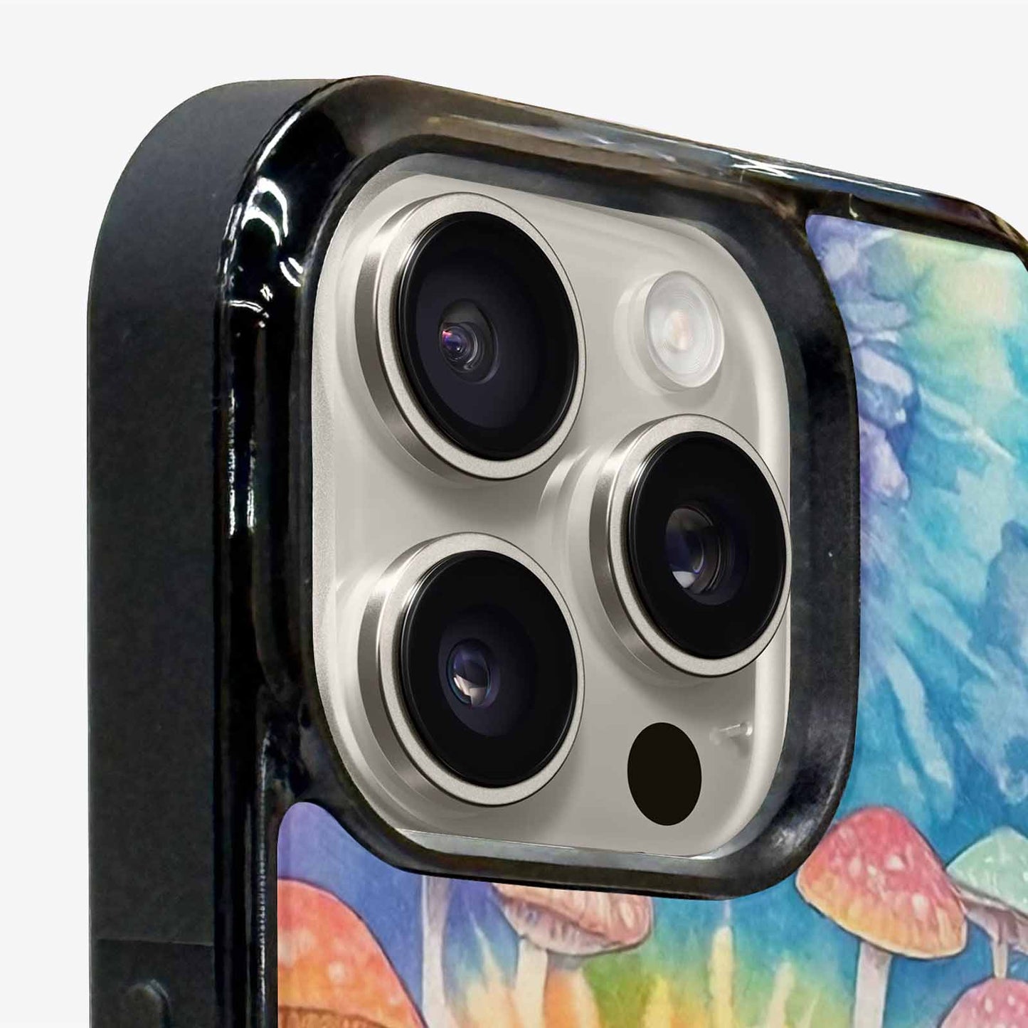iPhone 16 Pro Max Case — Mushrooms Tie Dyemushrooms Pat 9i2, Custom Printed Phone Case