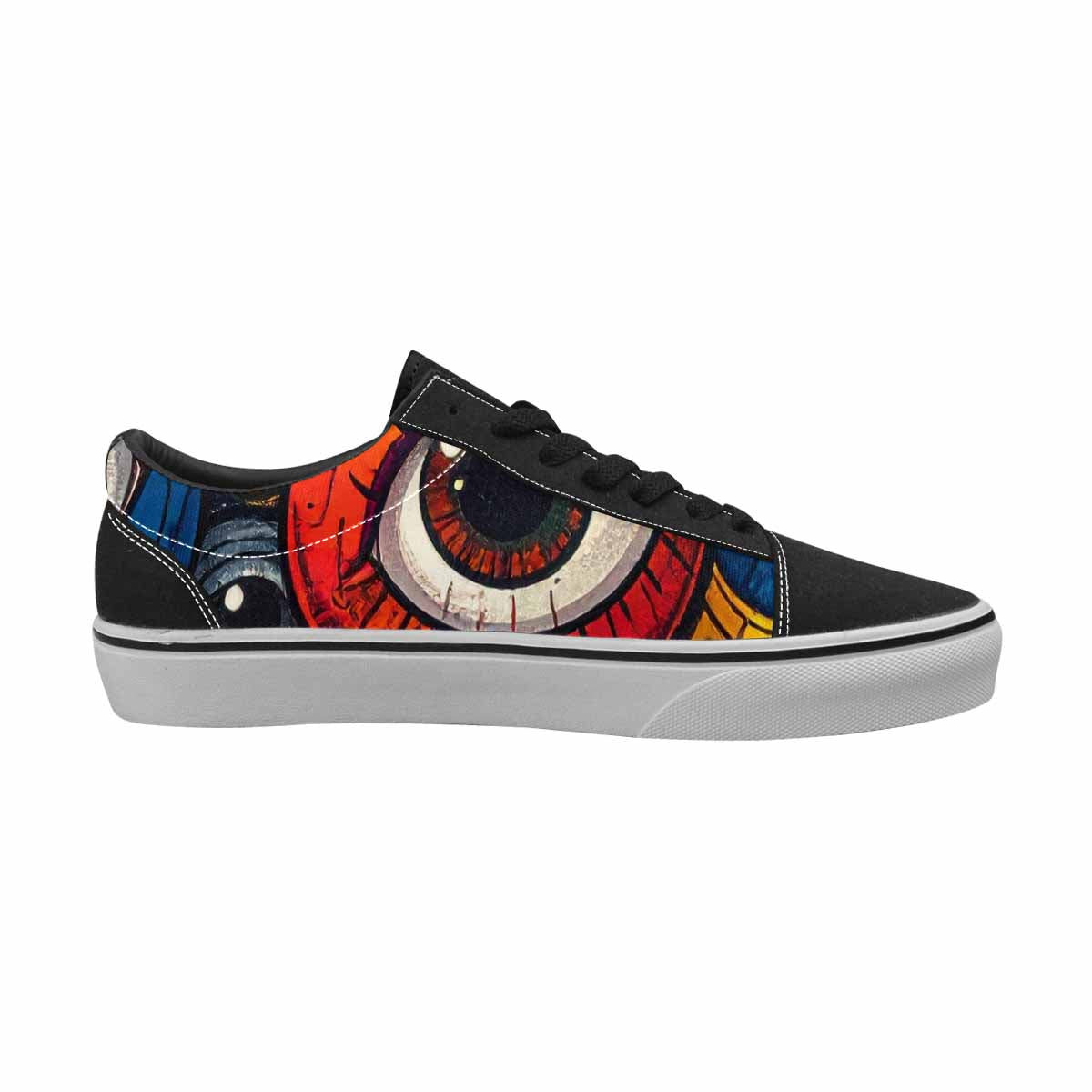 MEN'S Cartoon Eyeballs Canvas Lace-Up Surreal Shoes