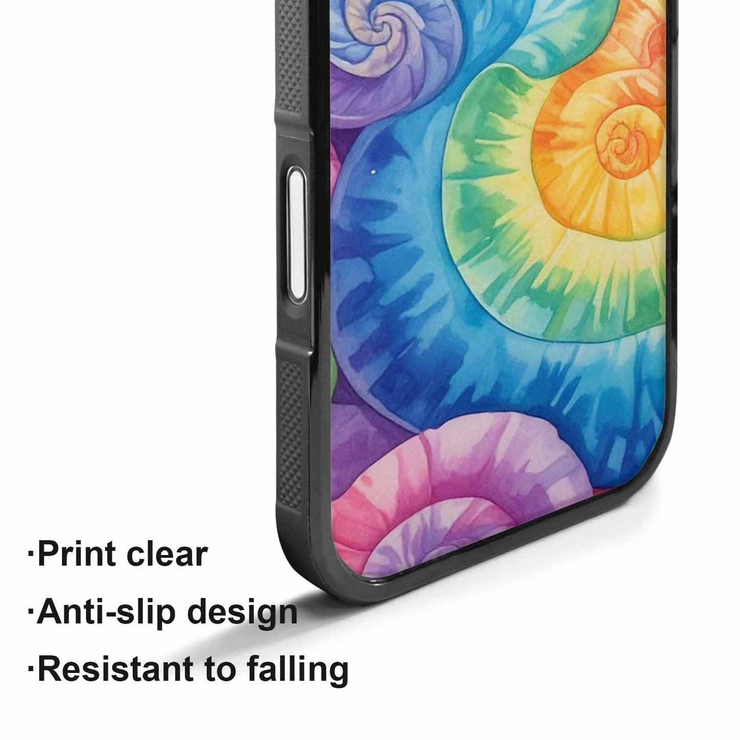 iPhone 17 Case — Tie Dye Swirls Tie Dye Tie, Custom Printed Phone Case