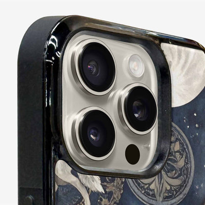 iPhone 16 Pro Max Case — Wolves Everywhere Collage Overlap Small Wolf, Custom Print Case Cover