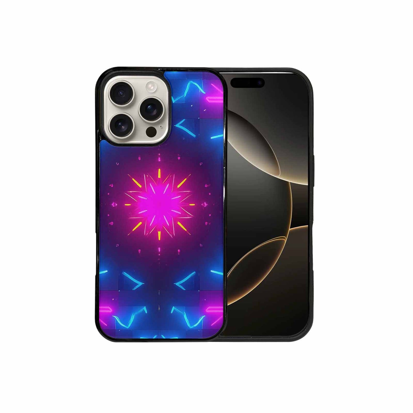 iPhone 16 Pro Max Case — 80s Retro Motif 80s Retro Motifs, Custom Made Phone Cover
