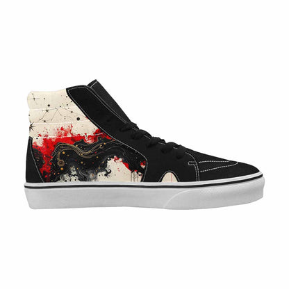 MEN'S Zodiac Constellation High Top Canvas Dreamlike Custom Shoes
