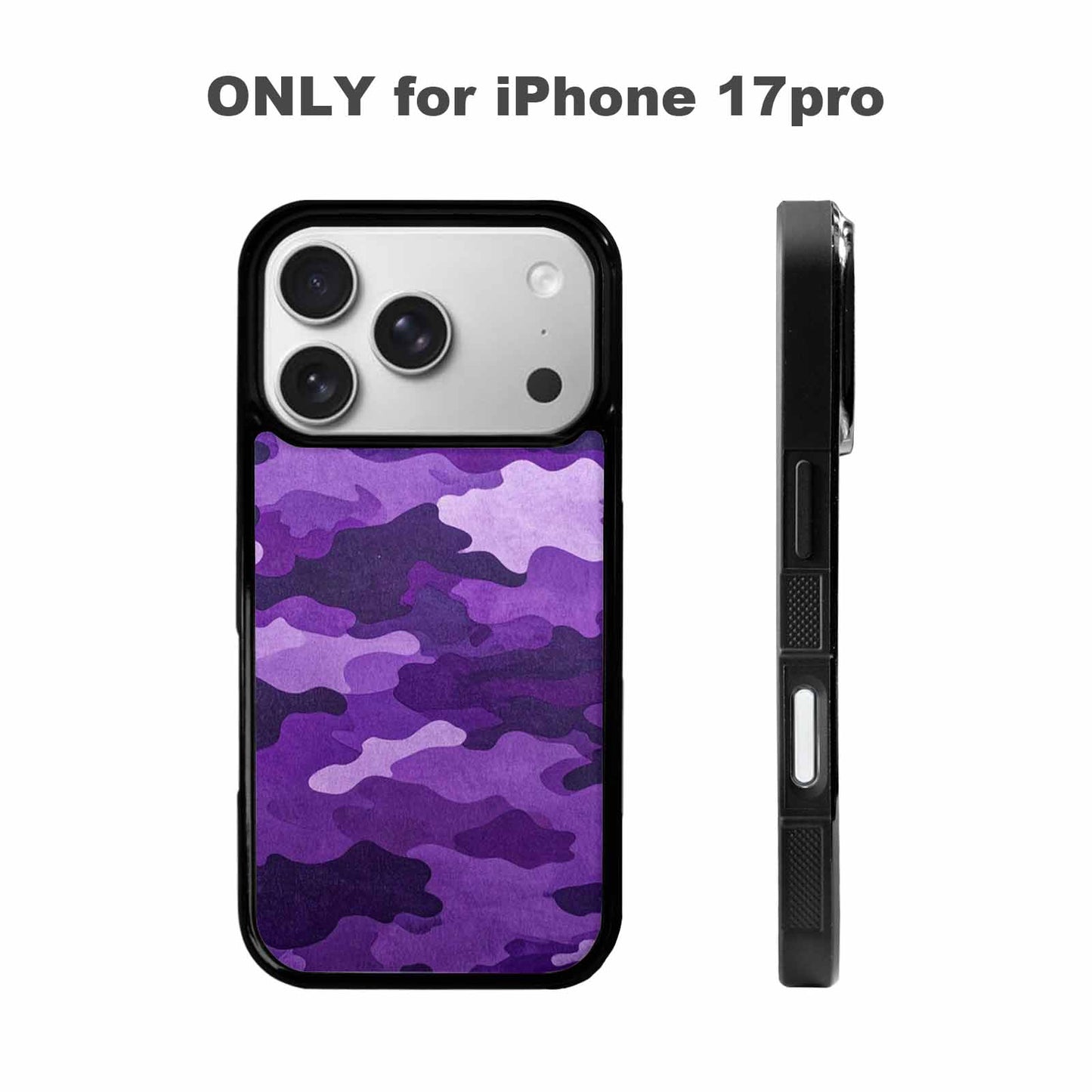 iPhone 17 Pro Case — Camo Style Pattern In Shades Camo, Original Design Phone Case