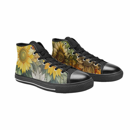MEN'S Blend Melt Them High Top Canvas Grunge Custom Sneakers