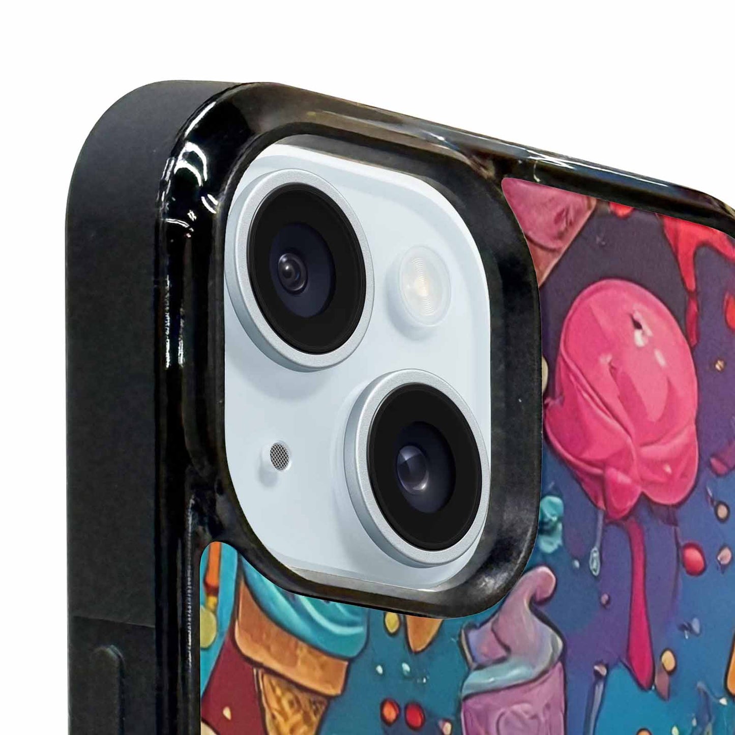 iPhone 15 Plus Case — Ice Cream Motif Ice Cream Motifs, Custom Phone Case