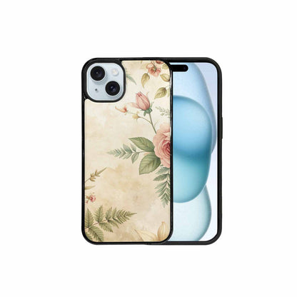 iPhone 15 Plus Case — Vintage Botanical Art Pattern, Original Design Phone Case