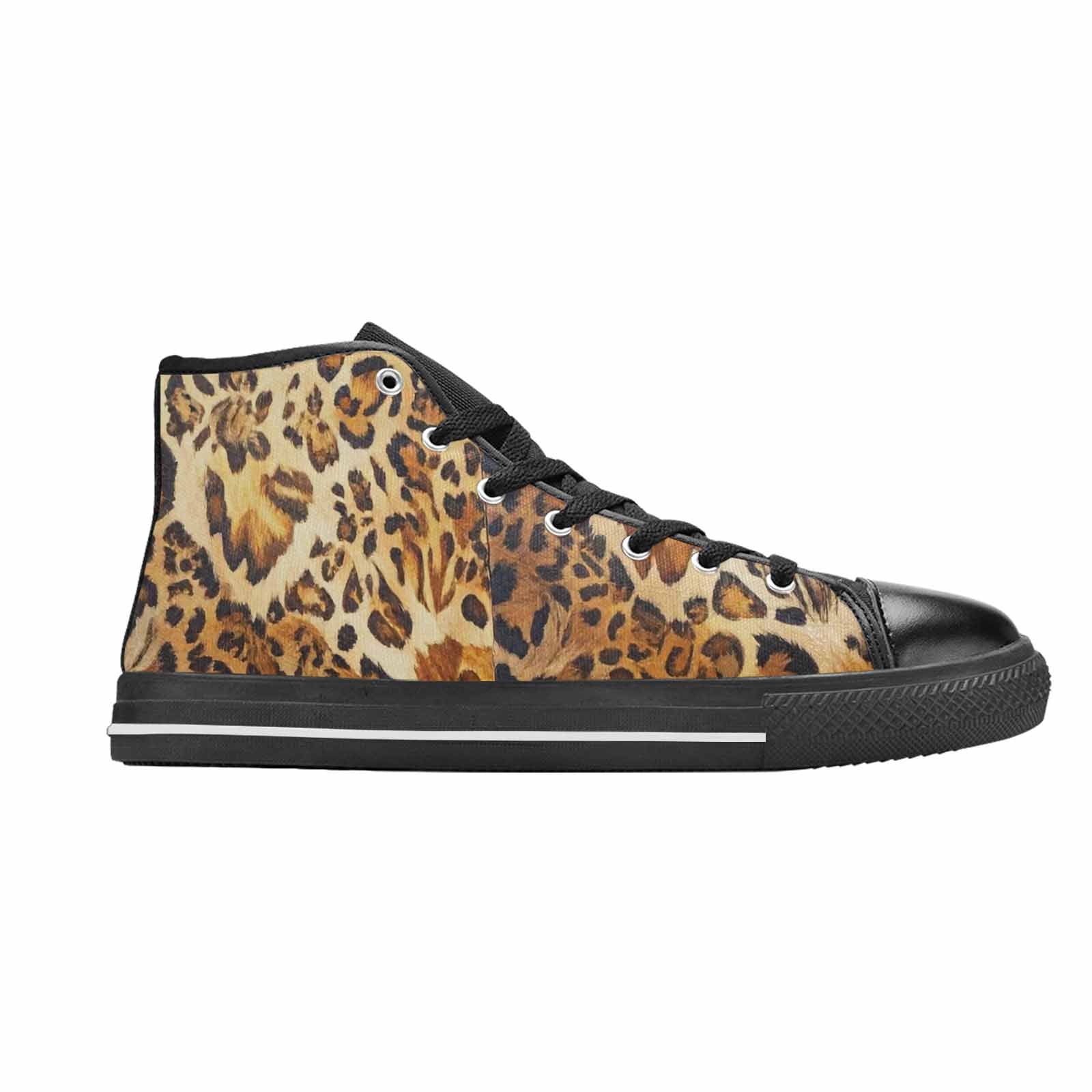 MEN'S Animal Print High Top Canvas Vivid Shoes