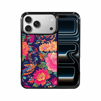iPhone 17 Pro Max Case — Snakes Print Floral Seamless Floral, Unique Phone Case Design