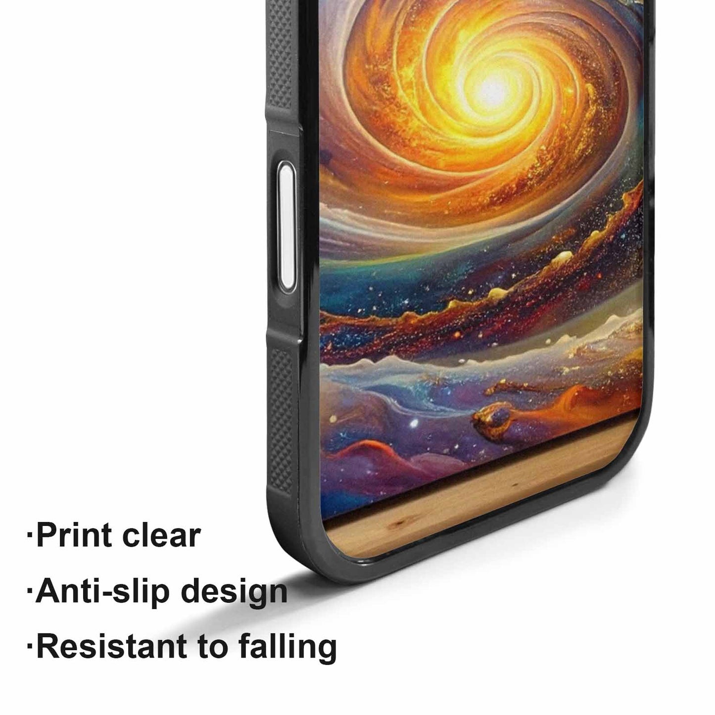 iPhone 17 Case — Galaxy Cosmic Print Galaxy Space, Personalized Phone Case