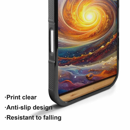 iPhone 17 Case — Galaxy Cosmic Print Galaxy Space, Personalized Phone Case