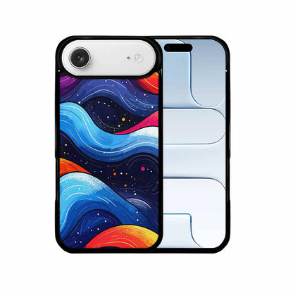 iPhone 17 Air Case — Glossy Winter Wave Seamless Cartoon Cute, Custom Made Phone Cover