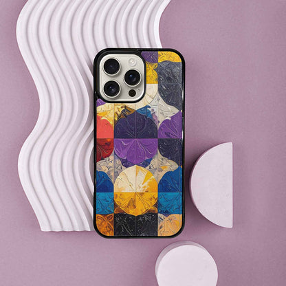 iPhone 16 Pro Max Case — Nonbinary Flag Color Theme Small Rainbow, Custom Phone Case