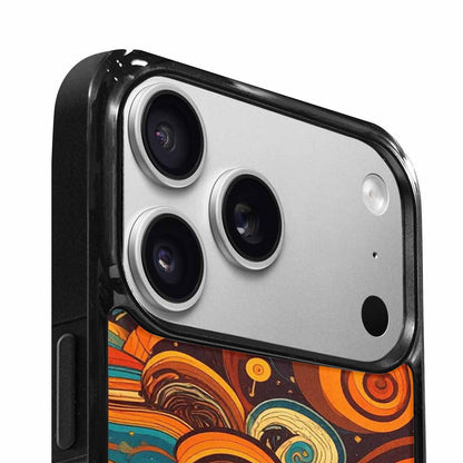 iPhone 17 Pro Max Case — Small Groovy Peace Sign Original Art, Custom Designed Case Cover
