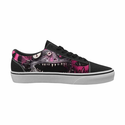 MEN'S Monsters (general) Lace-Up Canvas Kaleidoscope Sneakers